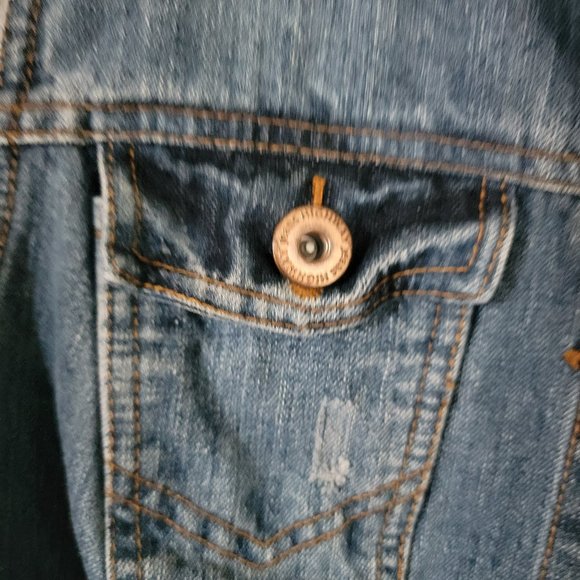 Vintage Highway Jeans Jacket Sleeveless Women’s Jacket Vest Size 1X - Picture 7 of 15